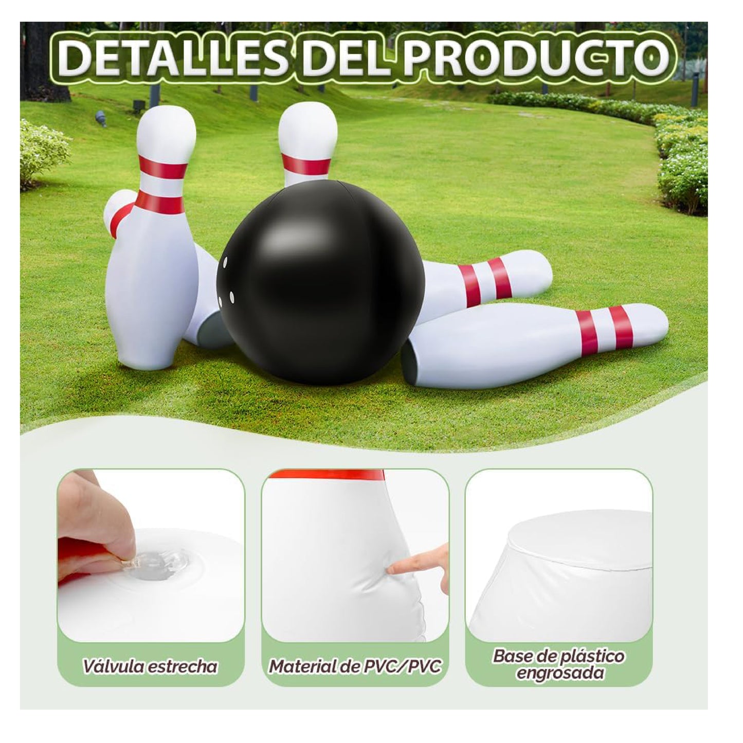 Juegos de bolos inflables