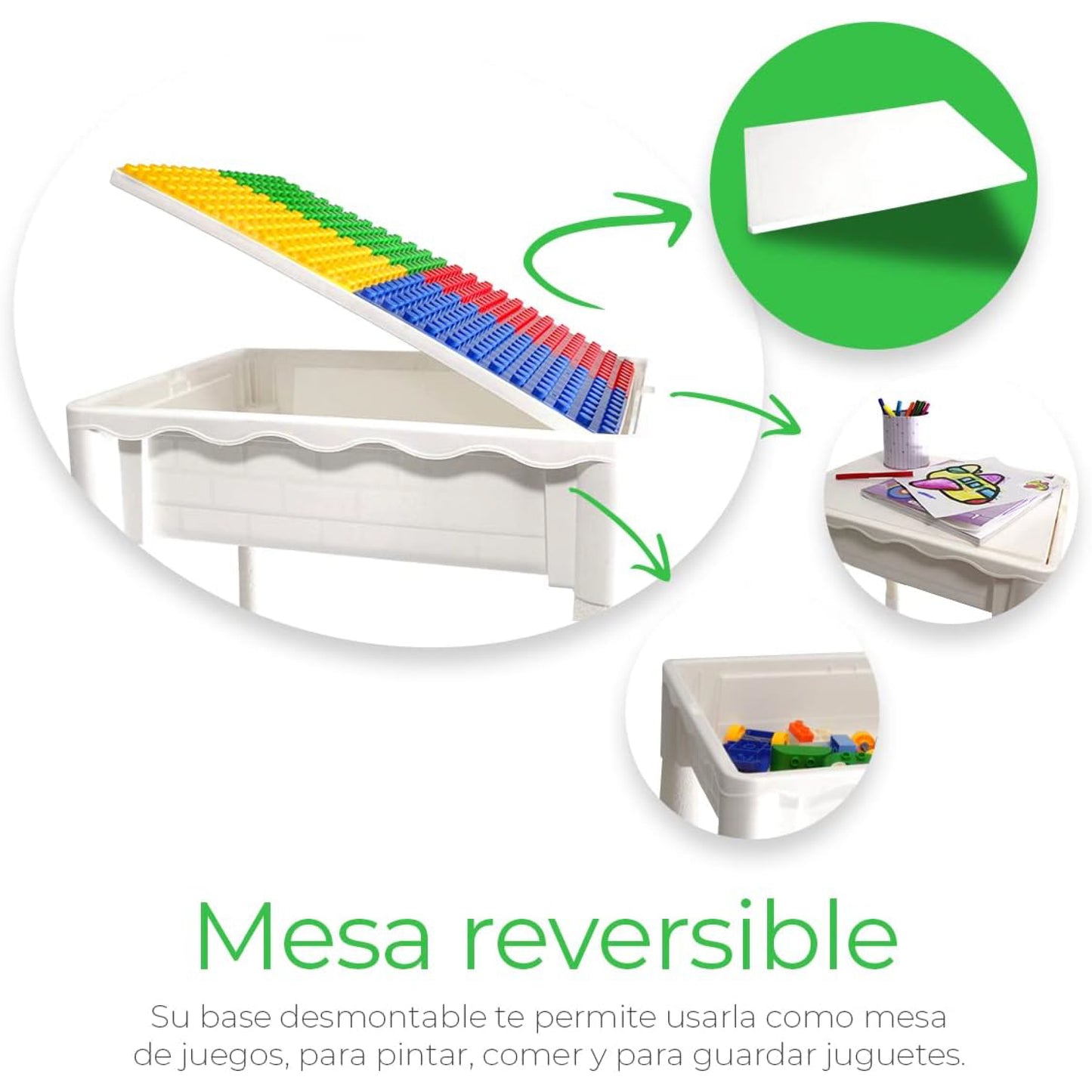 Mesa multifuncional Lego