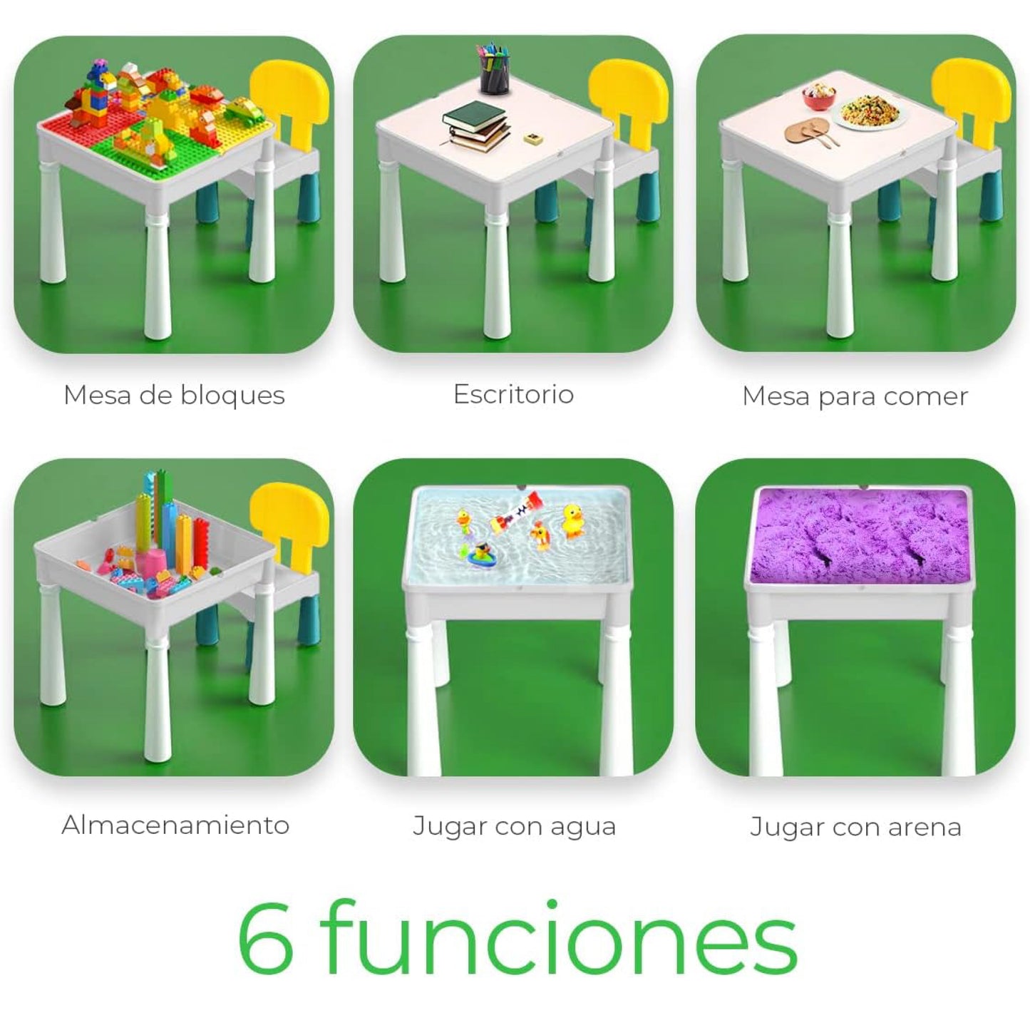 Mesa multifuncional Lego