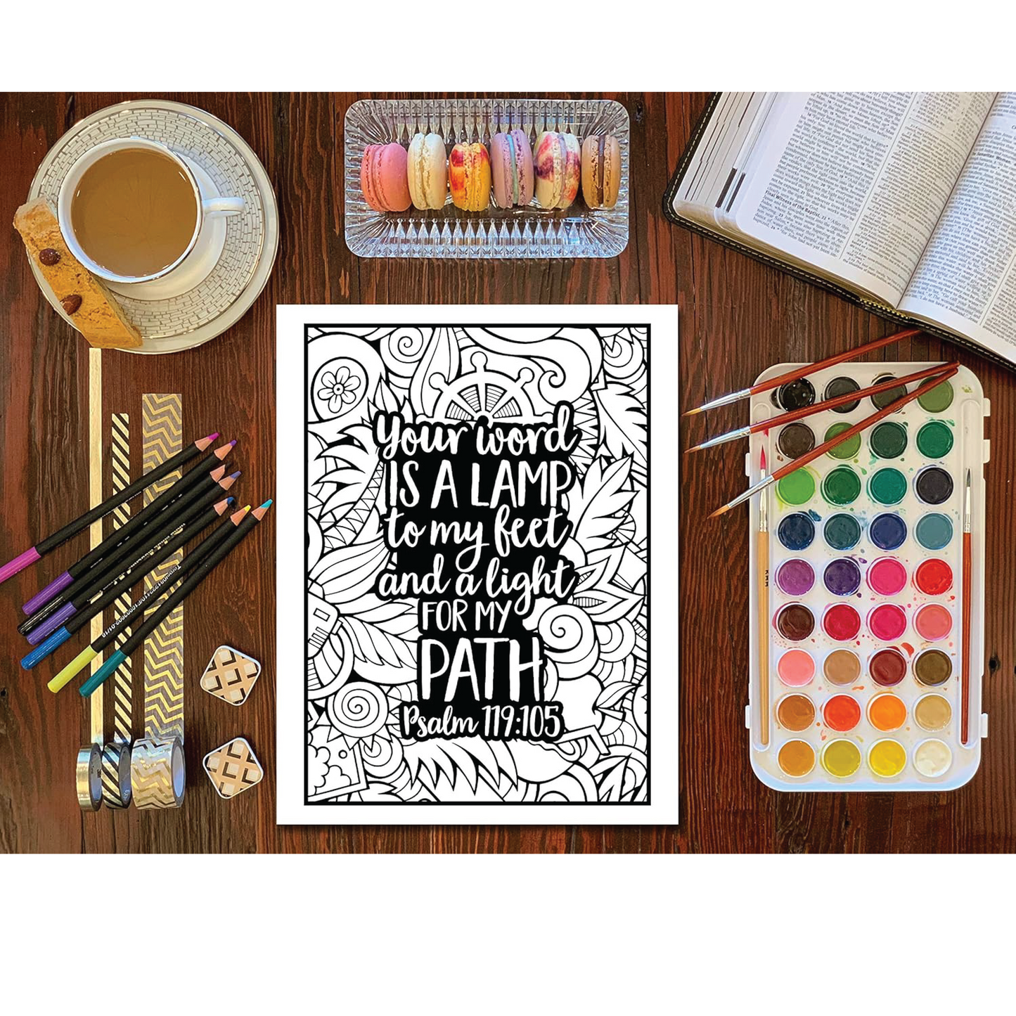 Bible Verse Coloring Book