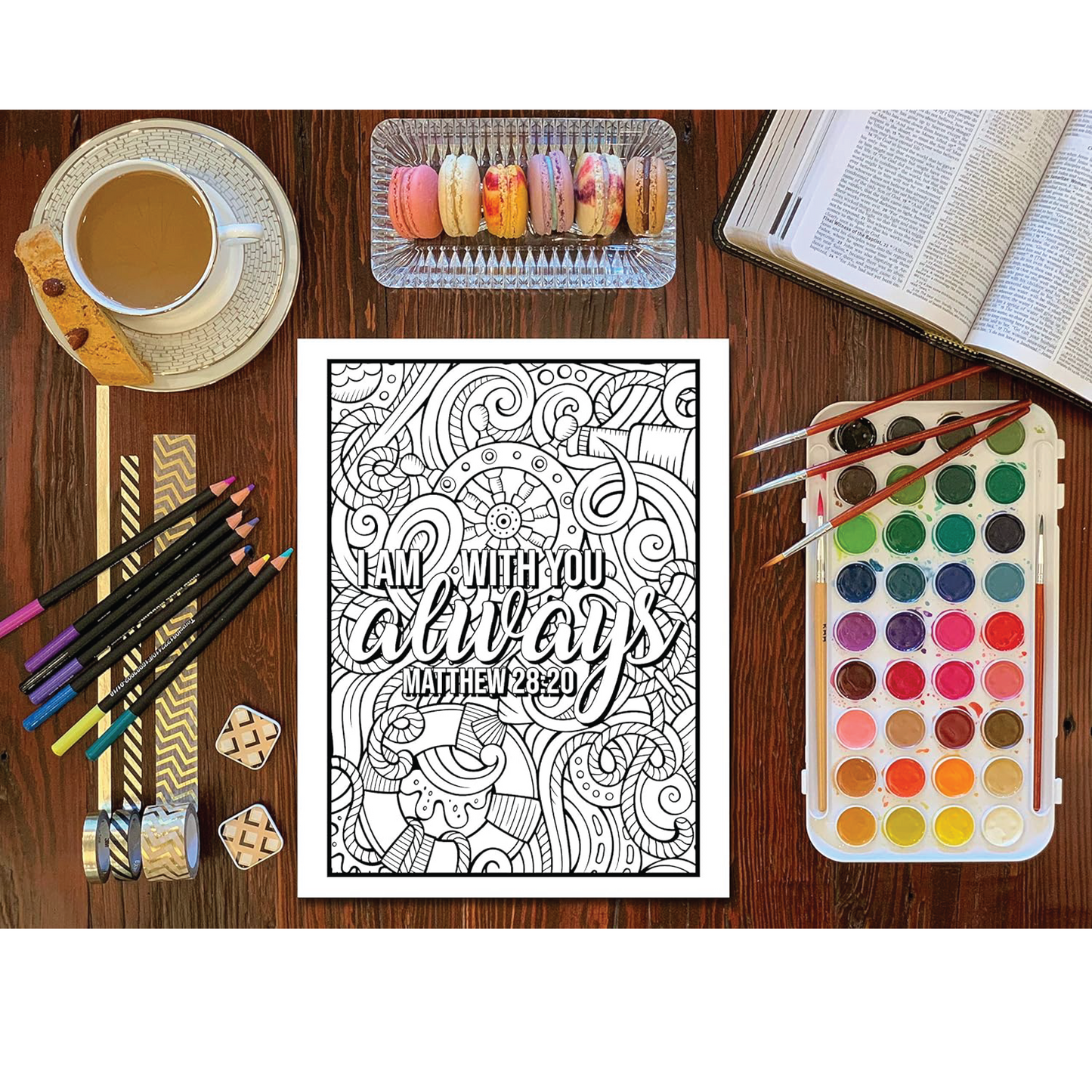 Bible Verse Coloring Book