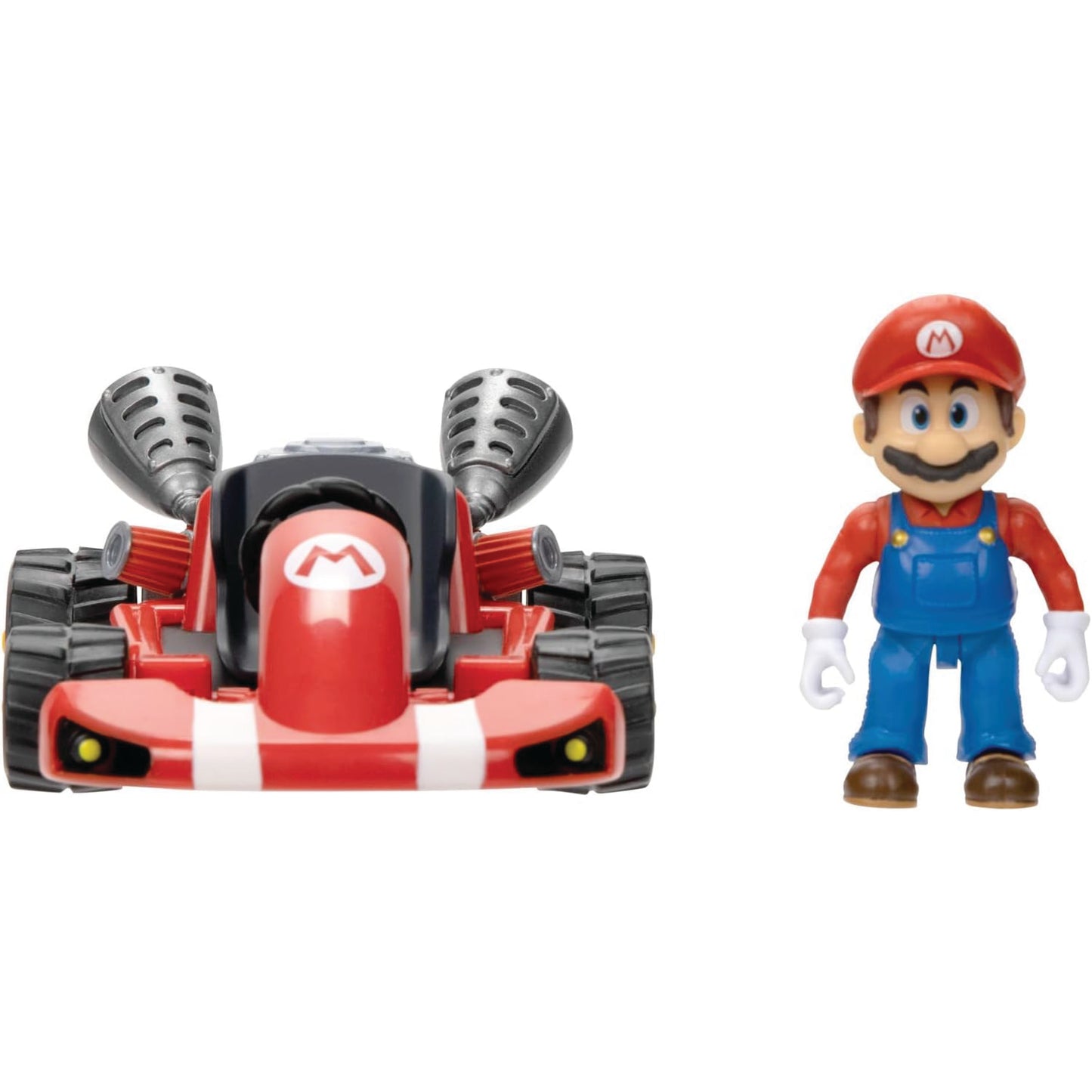 Figura articulada y carrito Mario Bros