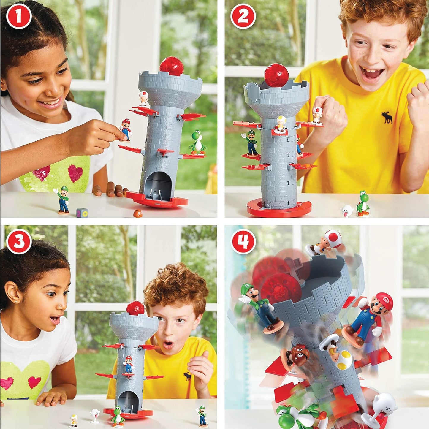 Super Mario Blow Up! Shaky Tower Juego de Equilibrio