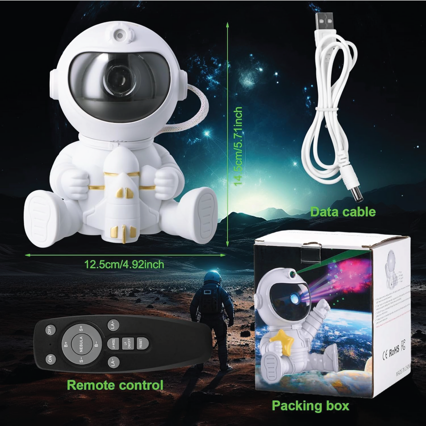 Proyector de Galaxias y Estrellas