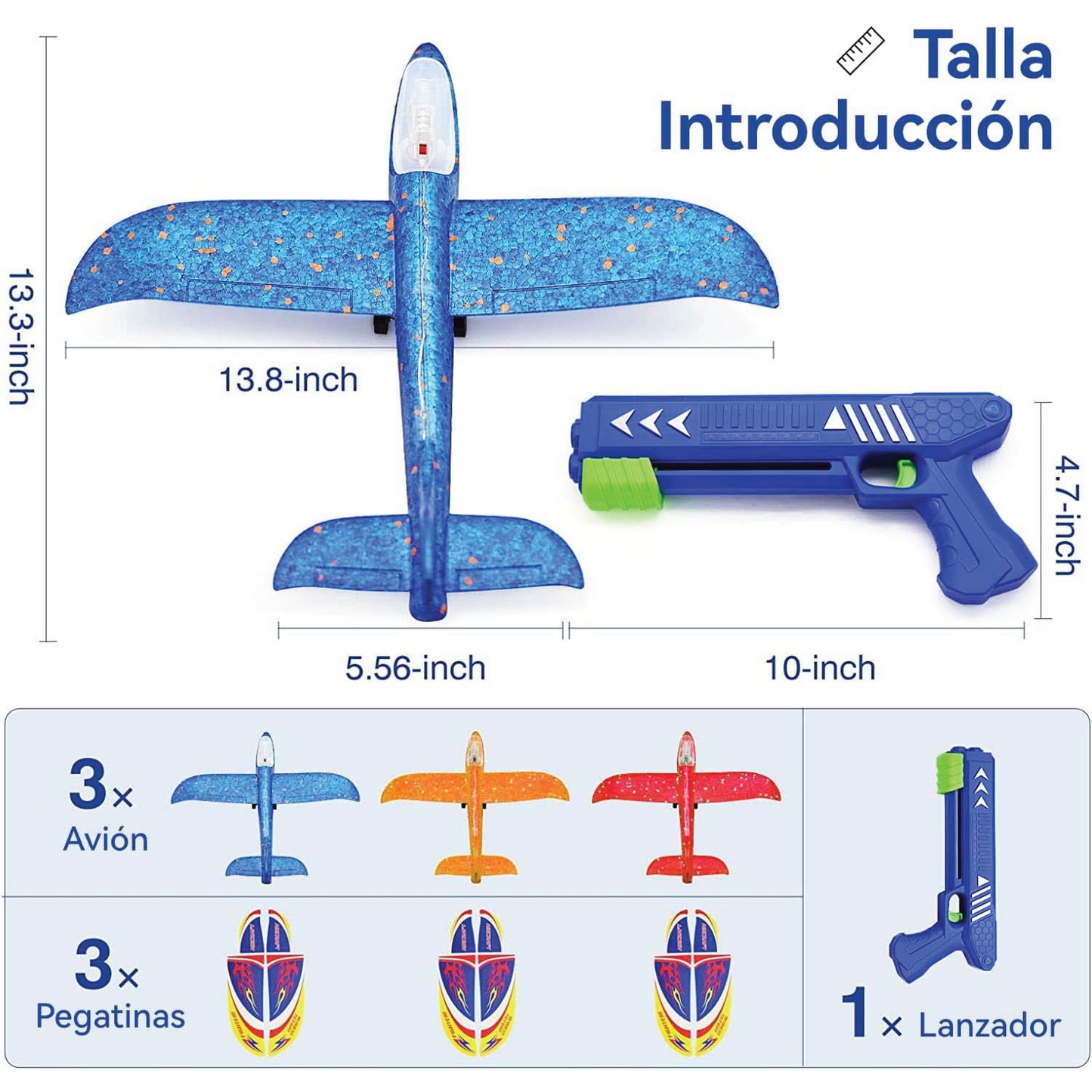 Lanzador De Avión De 3 Piezas