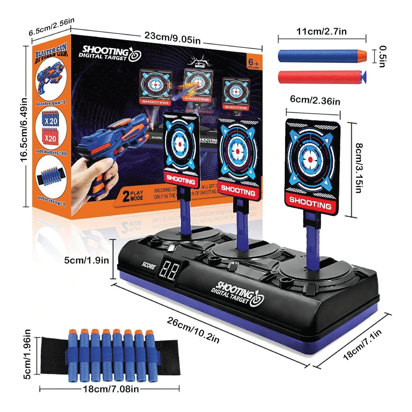 (PATO) Objetivo de Tiro Electónico NERF