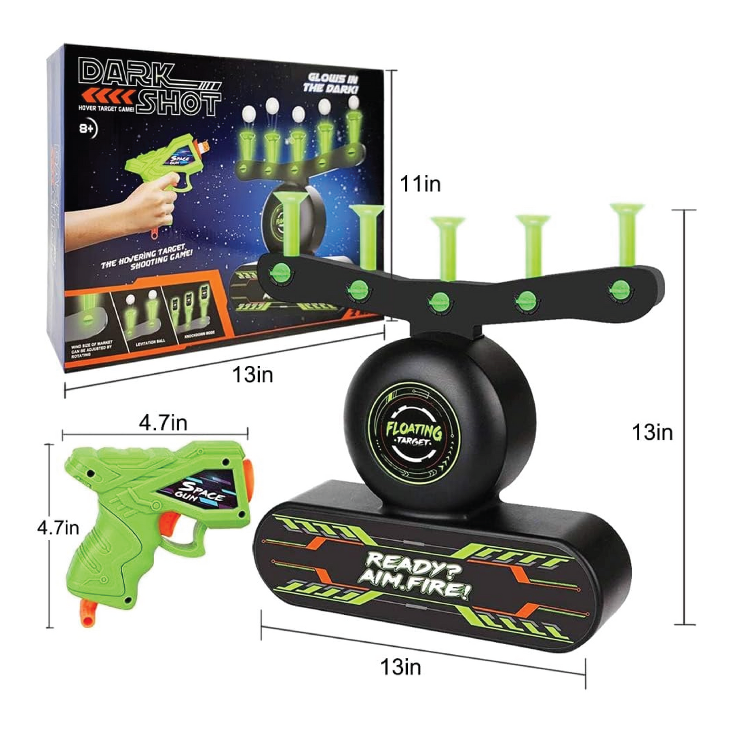 (PATO) Objetivo de Bola Flotante Luminosa