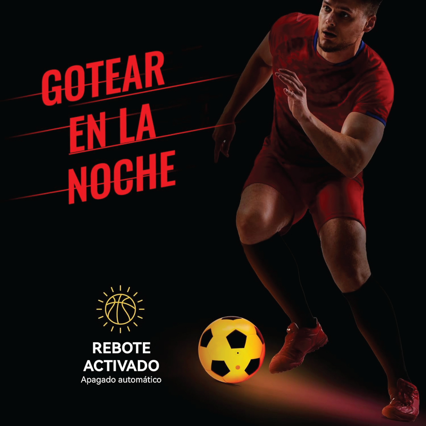 (PATO) Pelota de Fútbol Número 5 que brilla