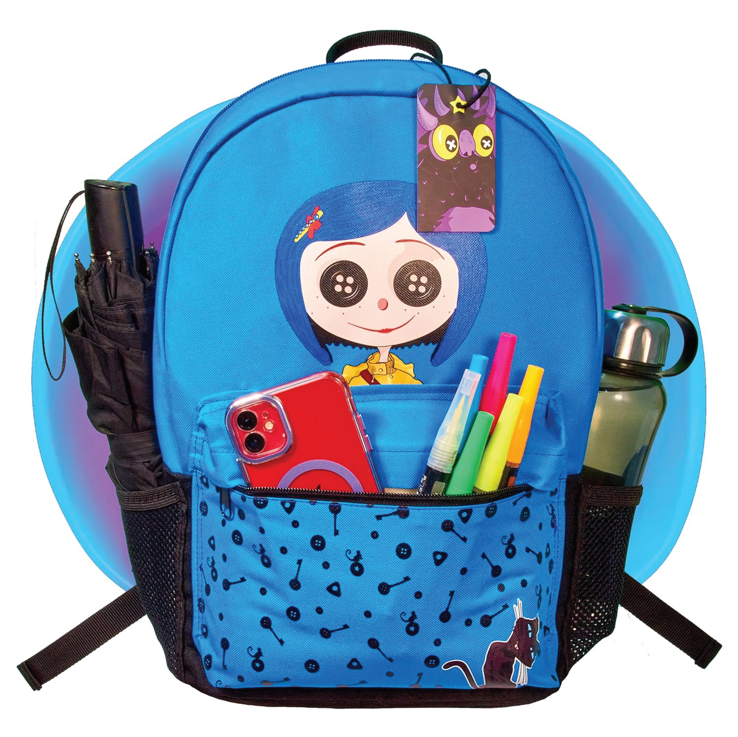 (MARIA) Mochila Escolar Coraline