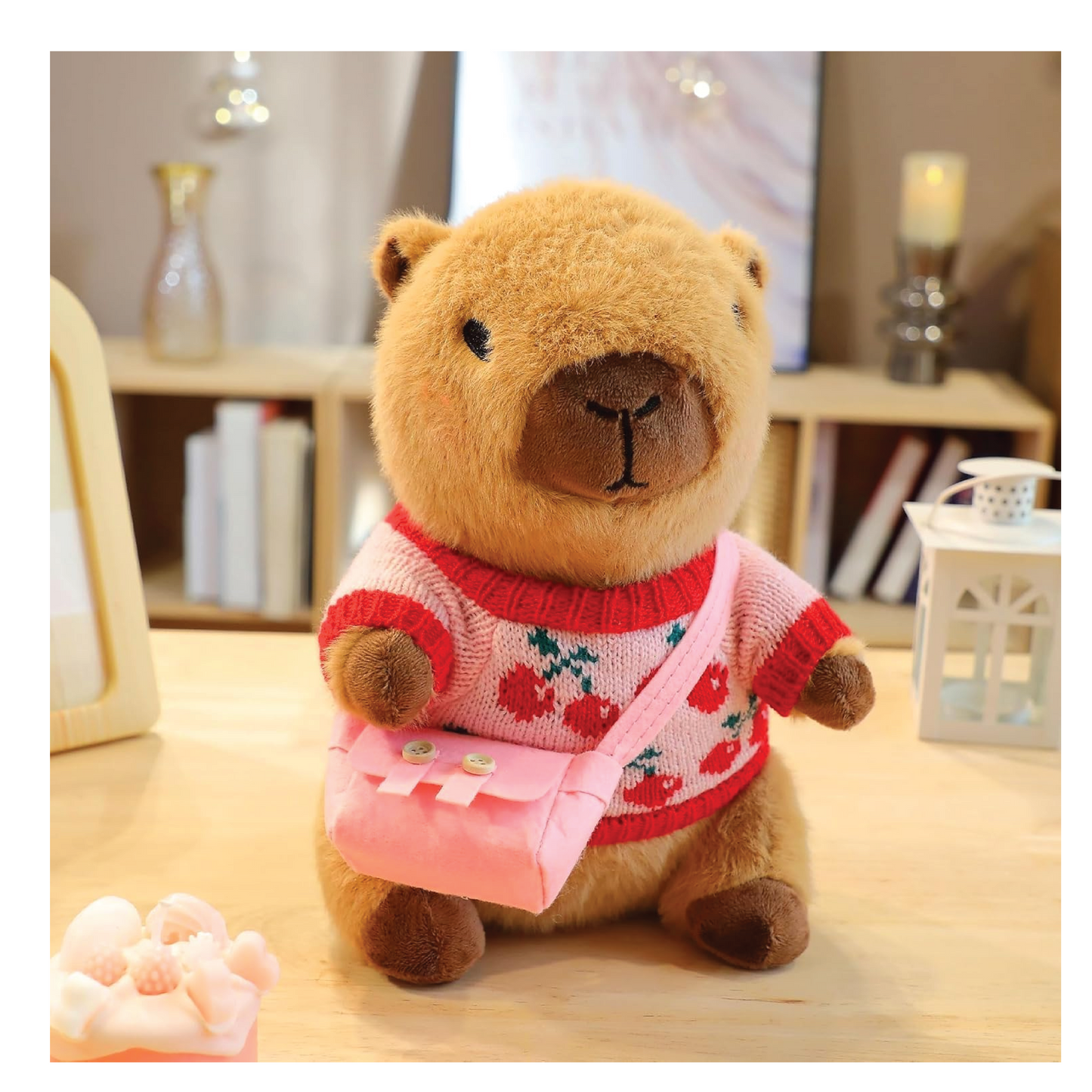 (MARIA) Peluche Capybara con 9 atuendos
