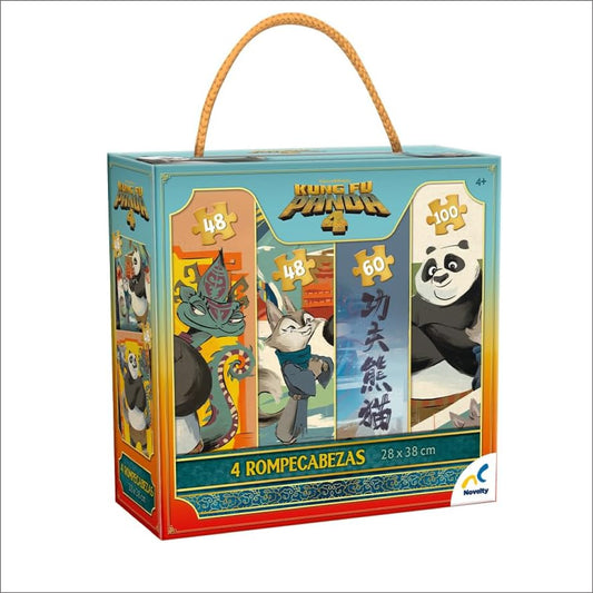 Rompecabezas 4 EN 1 Kung FU Panda