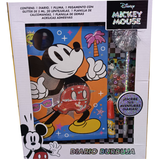 Diario Burbuja Mickey Mouse