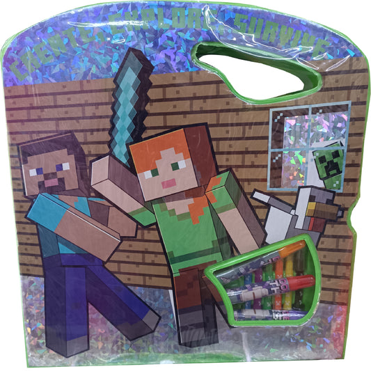 Art Set con asa Minecraft