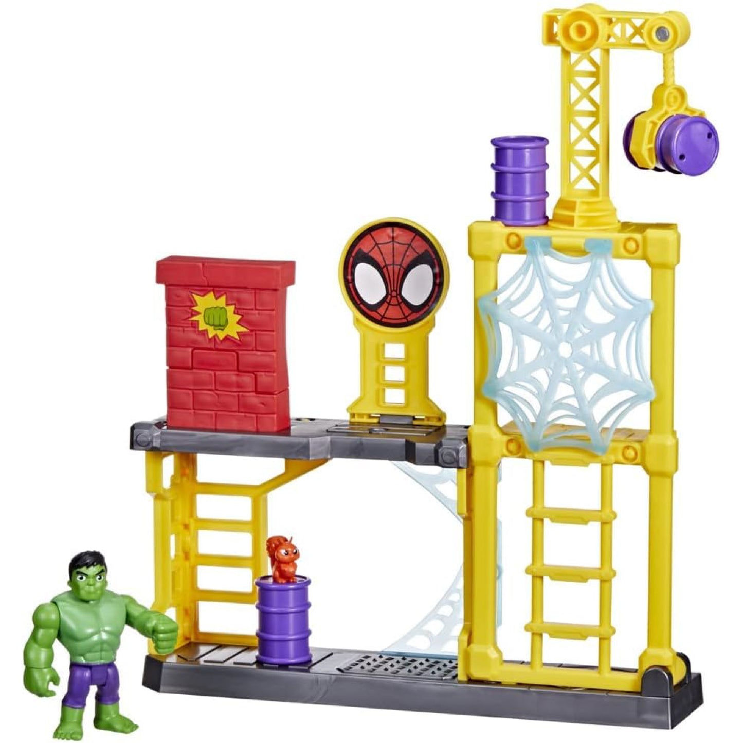 Hulk Smash & Spidey Playset