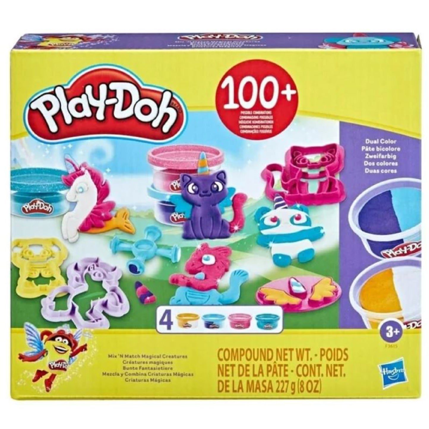 Playdoh mix and match magical creatures