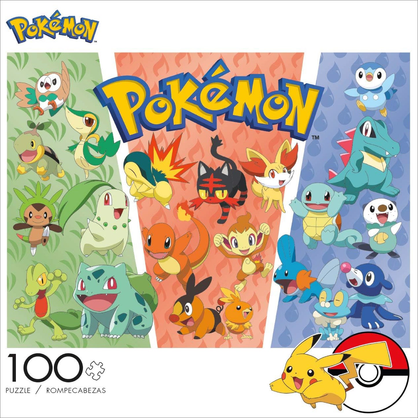 Pokemon rompecabezas Starters 100 pz