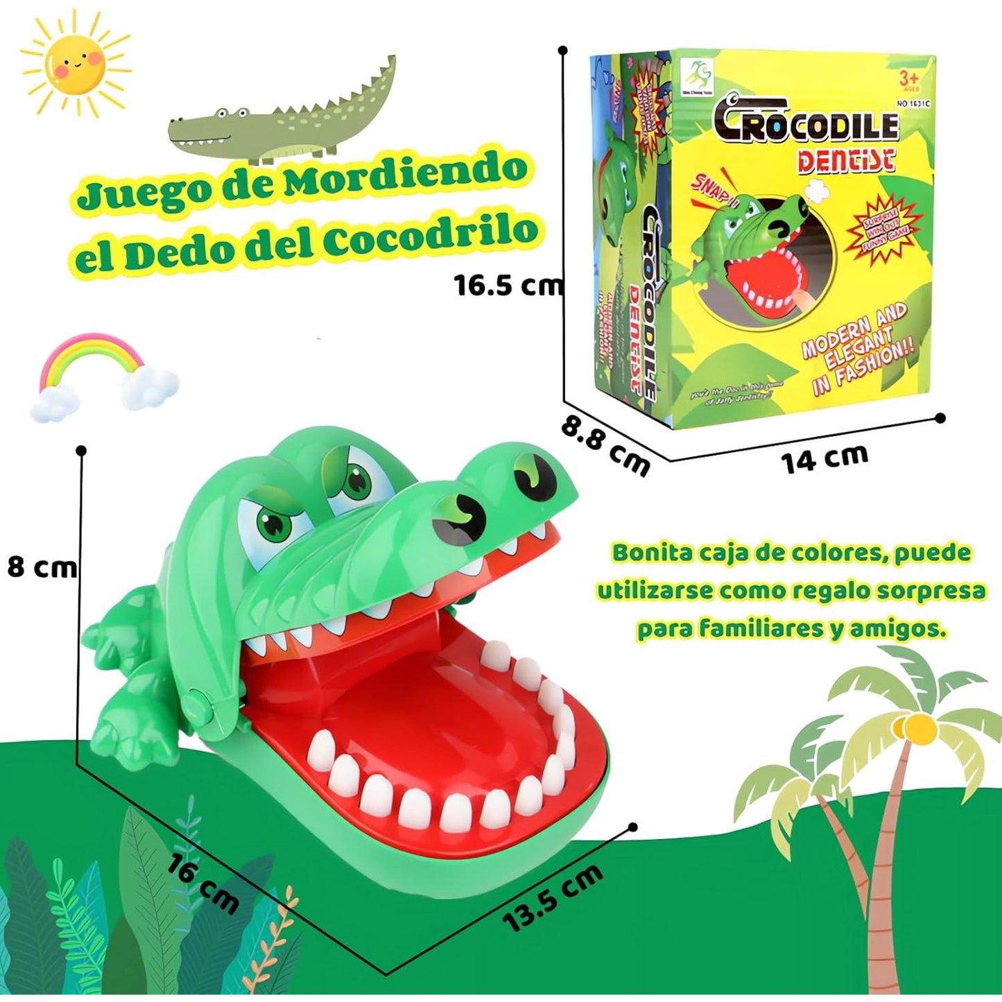 Juego de dientes de cocodrilo