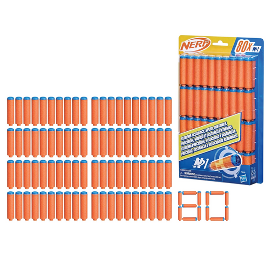 (PATO) 3 paquetes NERF Repuesto de 80 Dardos