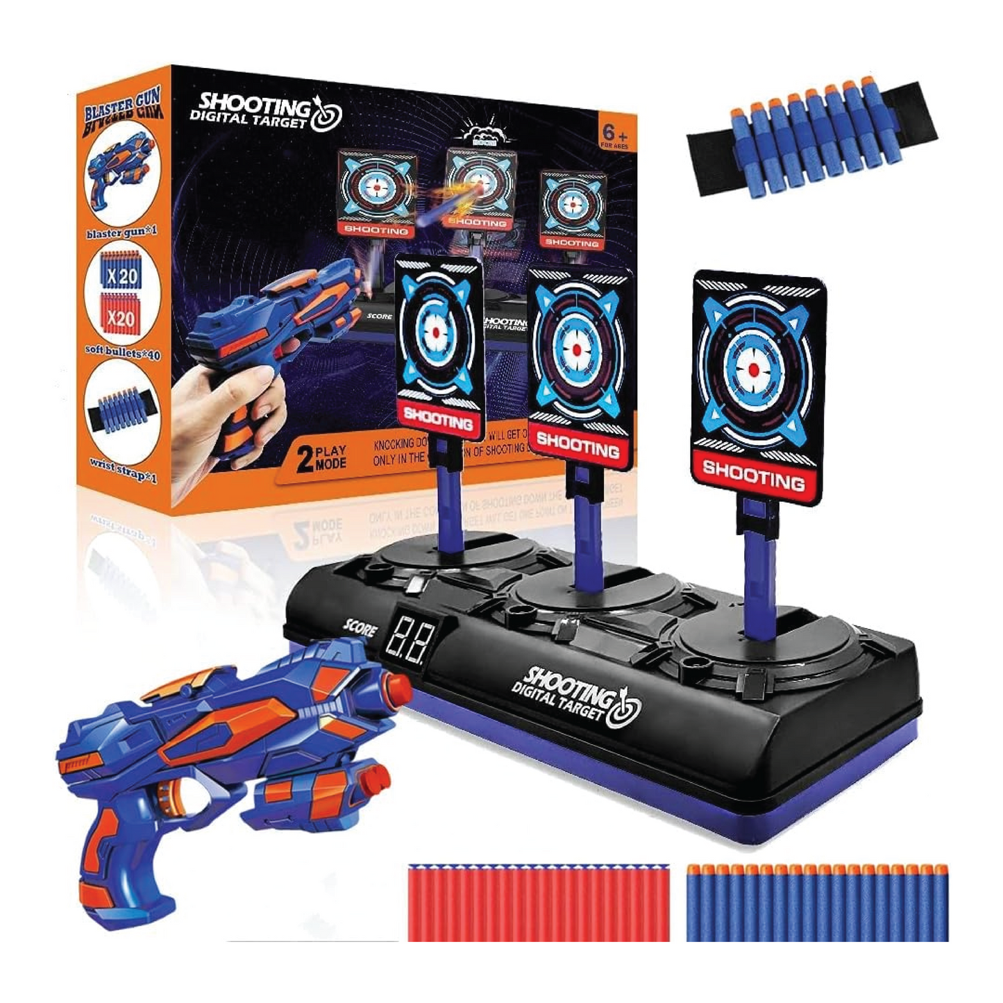 (PATO) Objetivo de Tiro Electónico NERF