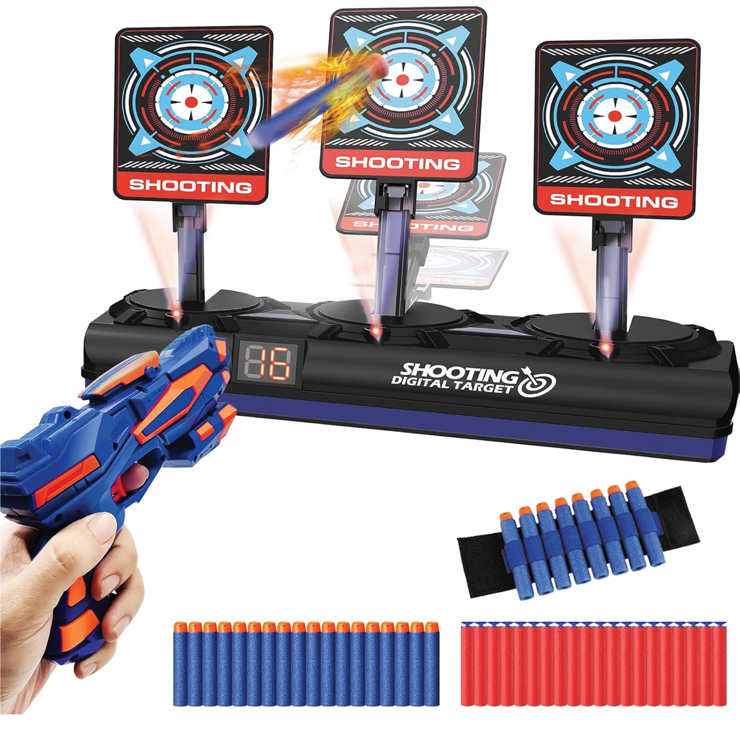 (PATO) Objetivo de Tiro Electónico NERF