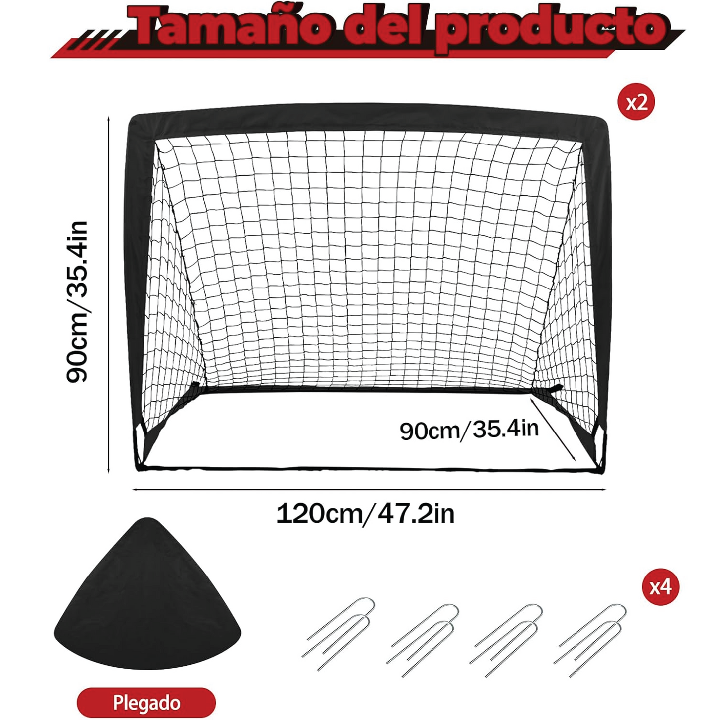 (PATO) Portería de Fútbol para Niños