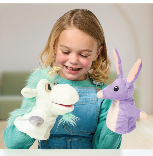 (MARIA) Bluey Paquete de 2 muñecos de Peluche