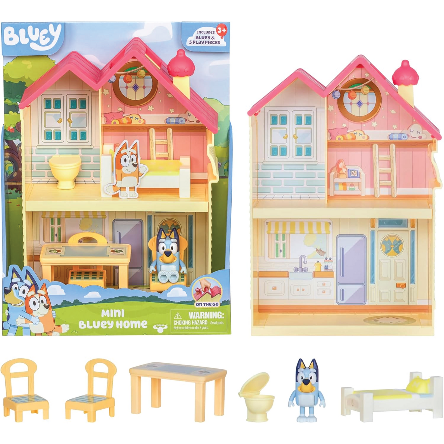 (MARIA) Bluey Mini Home Playset