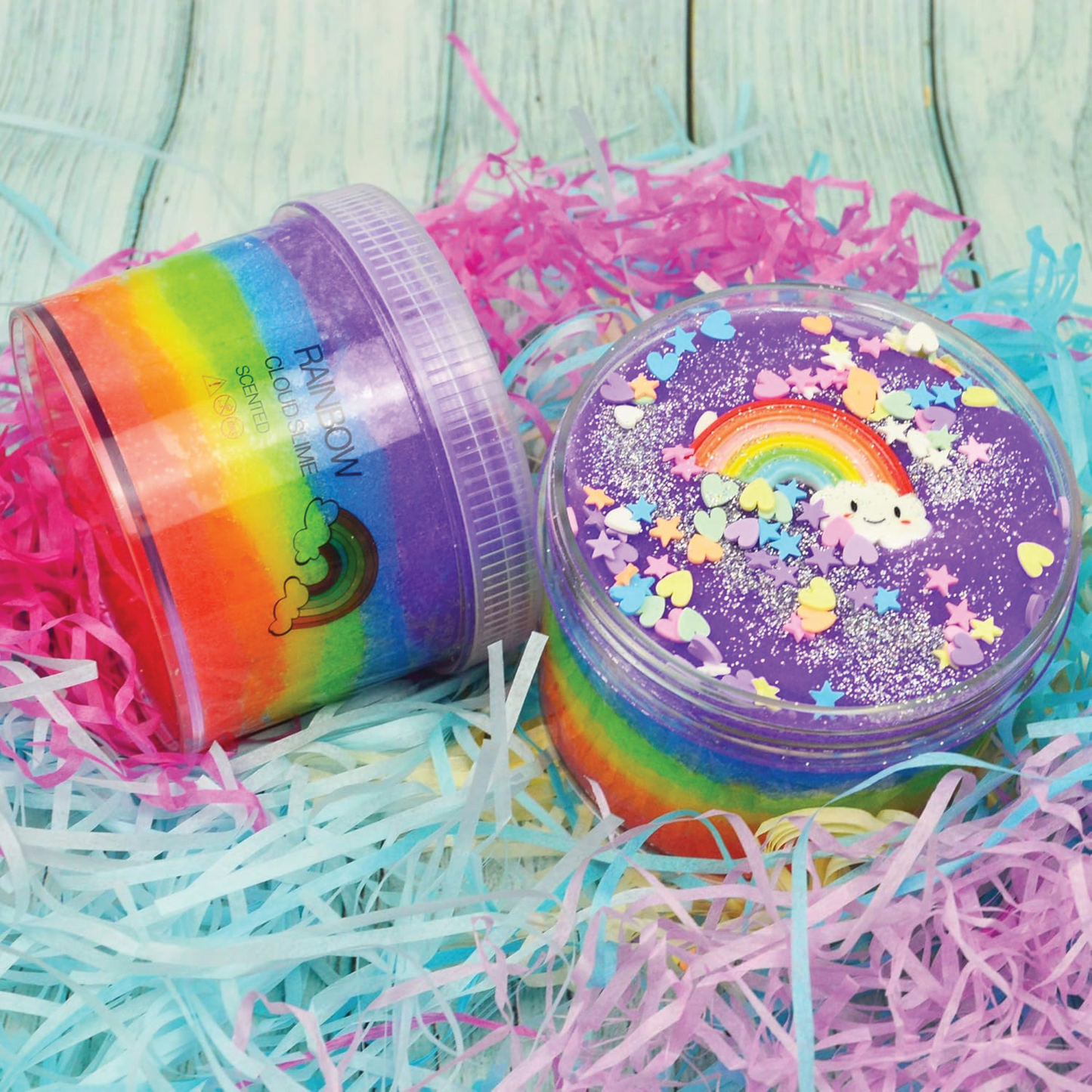 (MARIA) Slime de nube de arco iris
